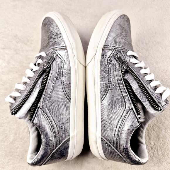Vans Metallic Snake Womens US 8 Men’s 6.5 721278 Low top Good Condition Rare - Picture 6 of 10